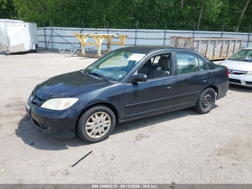 2HGES16684H598746 | 2004 HONDA CIVIC