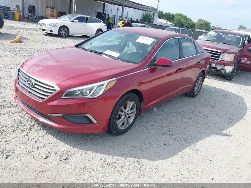 2016 Hyundai Sonata Se VIN: 5NPE24AF0GH311807 Lot: 39660233