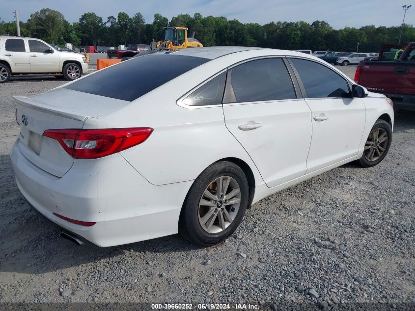 2015 Hyundai Sonata Se VIN: 5NPE24AF6FH001773 Lot: 39660252