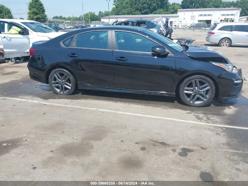 2021 Kia Forte Gt-Line VIN: 3KPF34AD6ME279302 Lot: 39660255