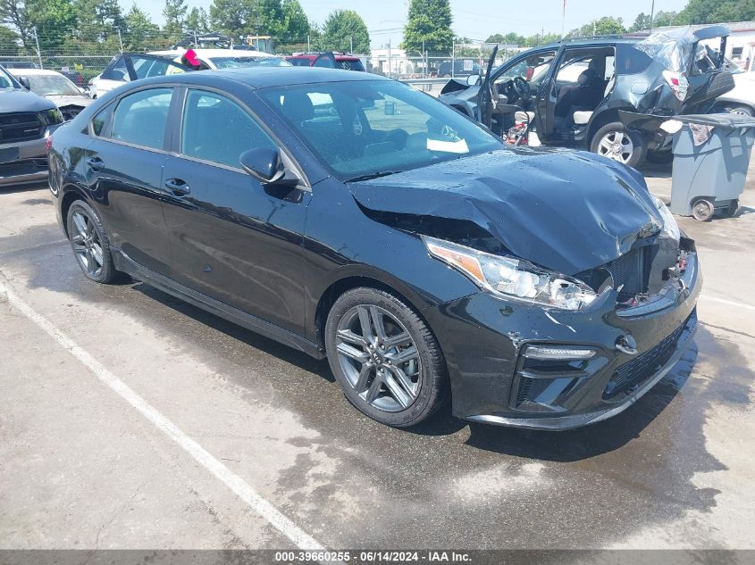 2021 Kia Forte Gt-Line VIN: 3KPF34AD6ME279302 Lot: 39660255