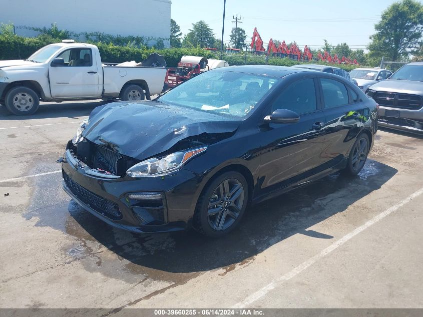 2021 Kia Forte Gt-Line VIN: 3KPF34AD6ME279302 Lot: 39660255