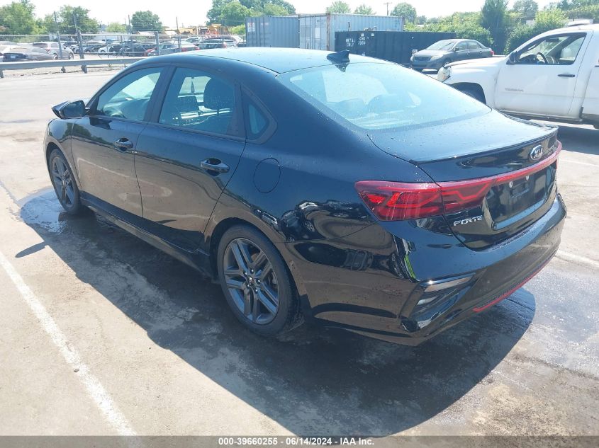 2021 Kia Forte Gt-Line VIN: 3KPF34AD6ME279302 Lot: 39660255