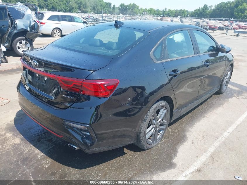 2021 Kia Forte Gt-Line VIN: 3KPF34AD6ME279302 Lot: 39660255