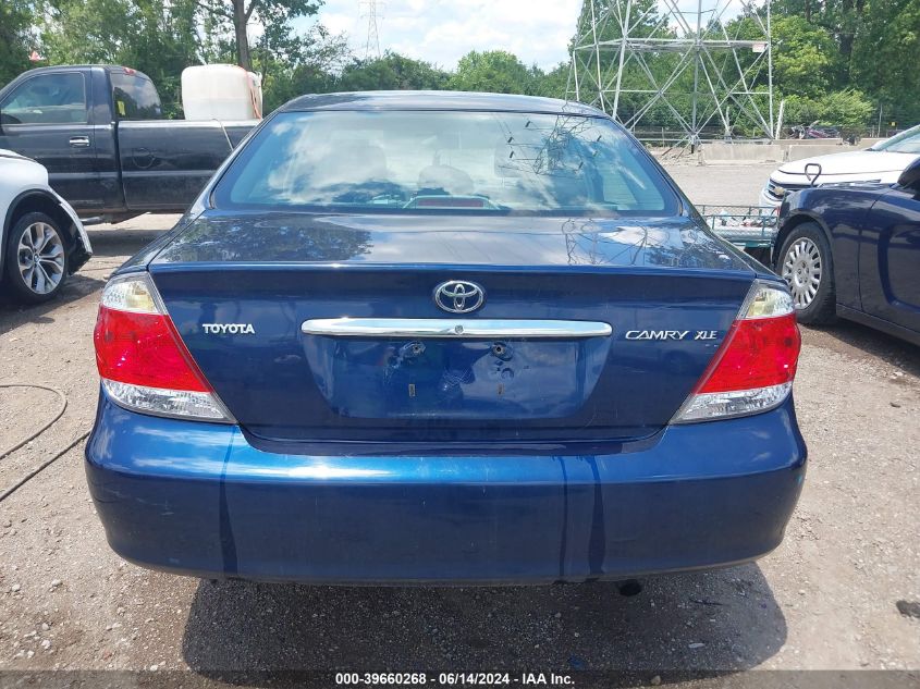 2005 Toyota Camry Xle VIN: 4T1BE30K75U040262 Lot: 39660268