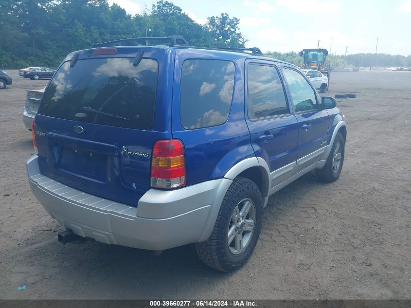 2005 Ford Escape Hybrid VIN: 1FMCU96H25KC30276 Lot: 39660277