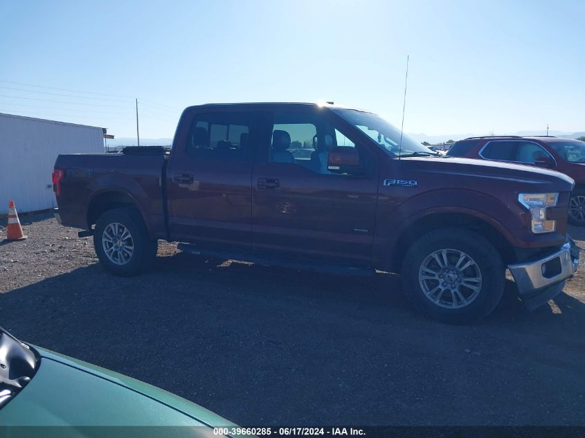 2017 Ford F-150 Lariat VIN: 1FTEW1EPXHKD27232 Lot: 39660285