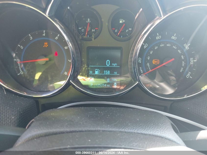 2012 Chevrolet Cruze 1Lt VIN: 1G1PF5SC8C7150816 Lot: 39660311