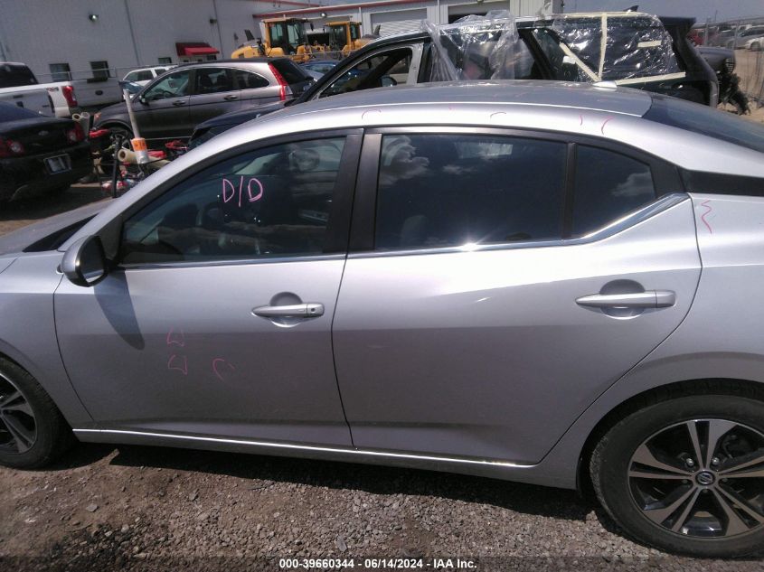 2021 Nissan Sentra Sv Xtronic Cvt VIN: 3N1AB8CV3MY237536 Lot: 39660344