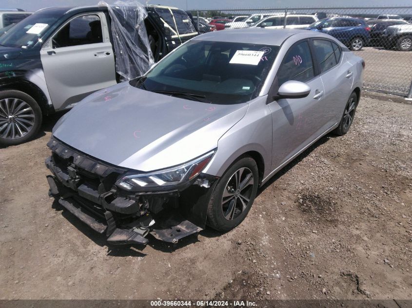 2021 Nissan Sentra Sv Xtronic Cvt VIN: 3N1AB8CV3MY237536 Lot: 39660344