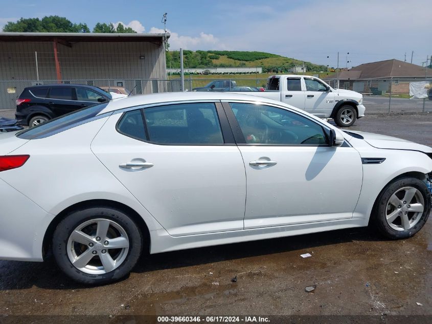 2015 Kia Optima Lx VIN: KNAGM4A76F5628627 Lot: 39660346