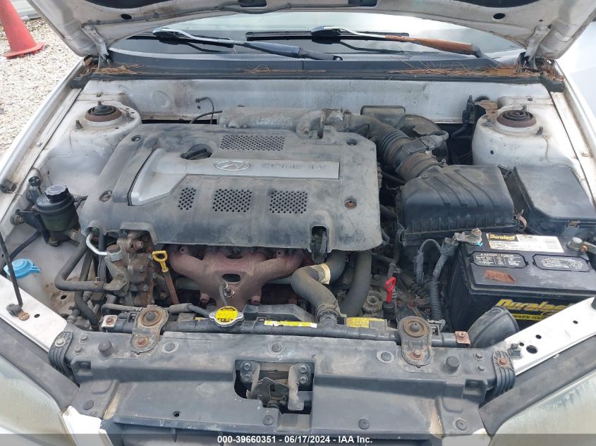 2004 Hyundai Elantra Gls/Gt VIN: KMHDN46D34U709987 Lot: 39660351