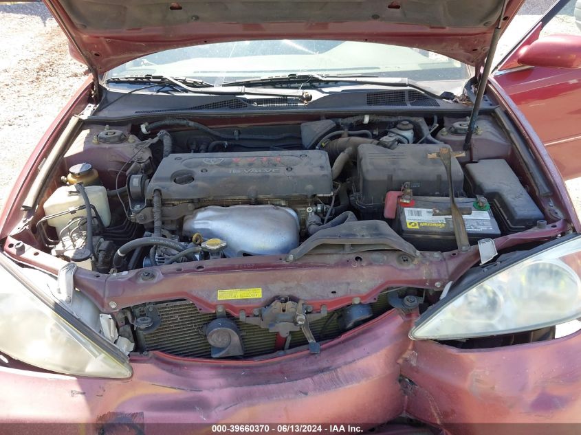 2003 Toyota Camry Xle VIN: 4T1BE32K63U239782 Lot: 39660370