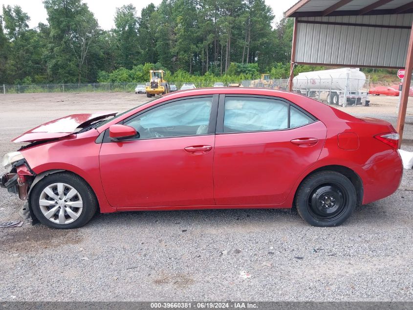 2015 Toyota Corolla Le VIN: 5YFBURHE1FP330388 Lot: 39660381