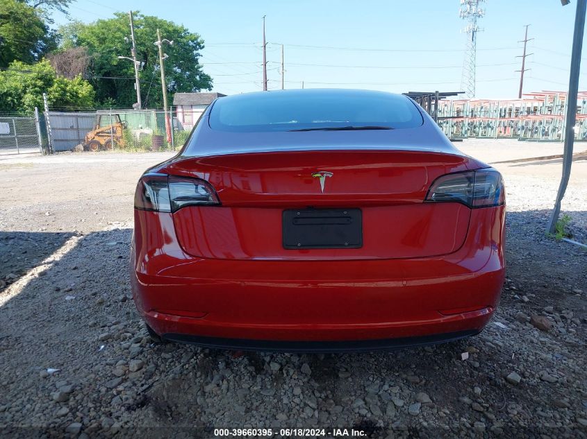 2022 Tesla Model 3 Rear-Wheel Drive VIN: 5YJ3E1EA6NF342454 Lot: 39660395