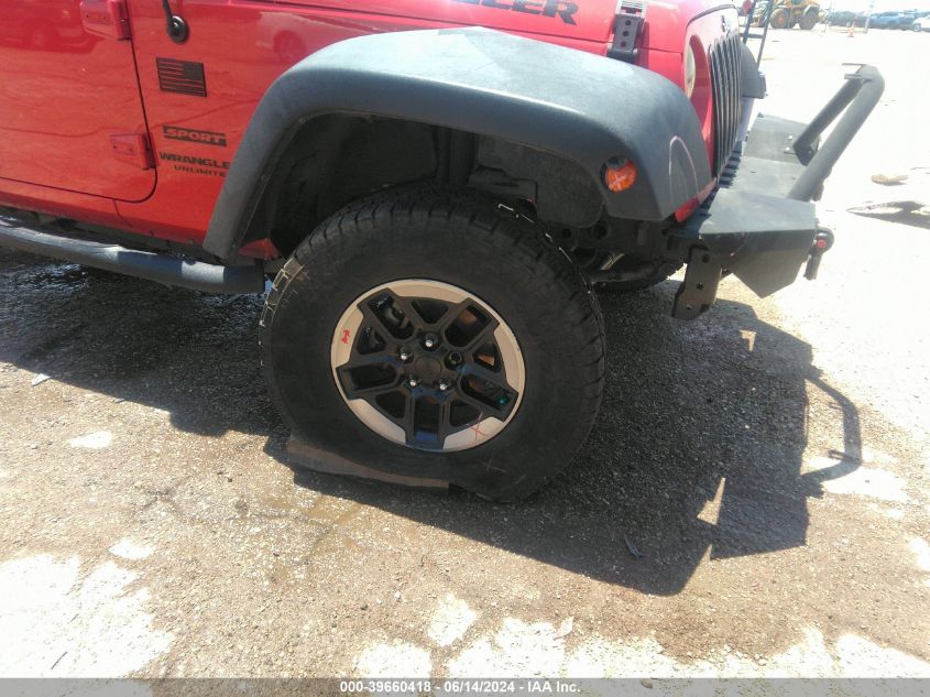 2016 JEEP WRANGLER UNLIMITED SPORT - 1C4HJWDG0GL149351