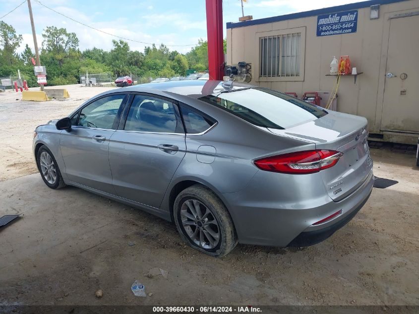 2020 Ford Fusion Se VIN: 3FA6P0HD1LR134930 Lot: 39660430