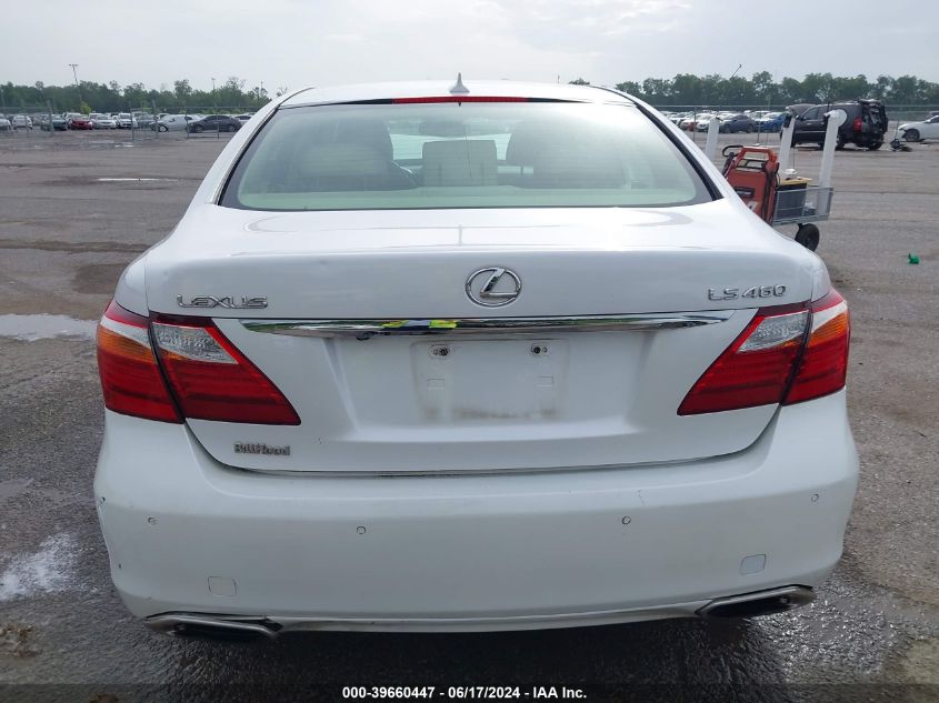 2011 Lexus Ls 460 VIN: JTHBL5EF2B5108151 Lot: 39660447