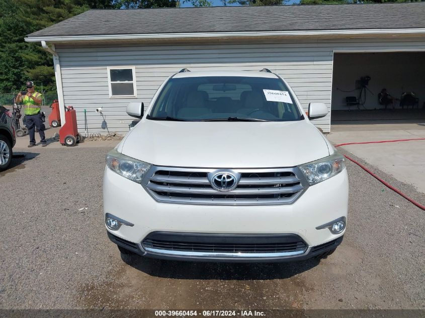 2012 Toyota Highlander Base V6 VIN: 5TDBK3EH5CS157429 Lot: 39660454