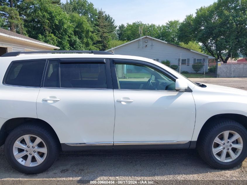 2012 Toyota Highlander Base V6 VIN: 5TDBK3EH5CS157429 Lot: 39660454