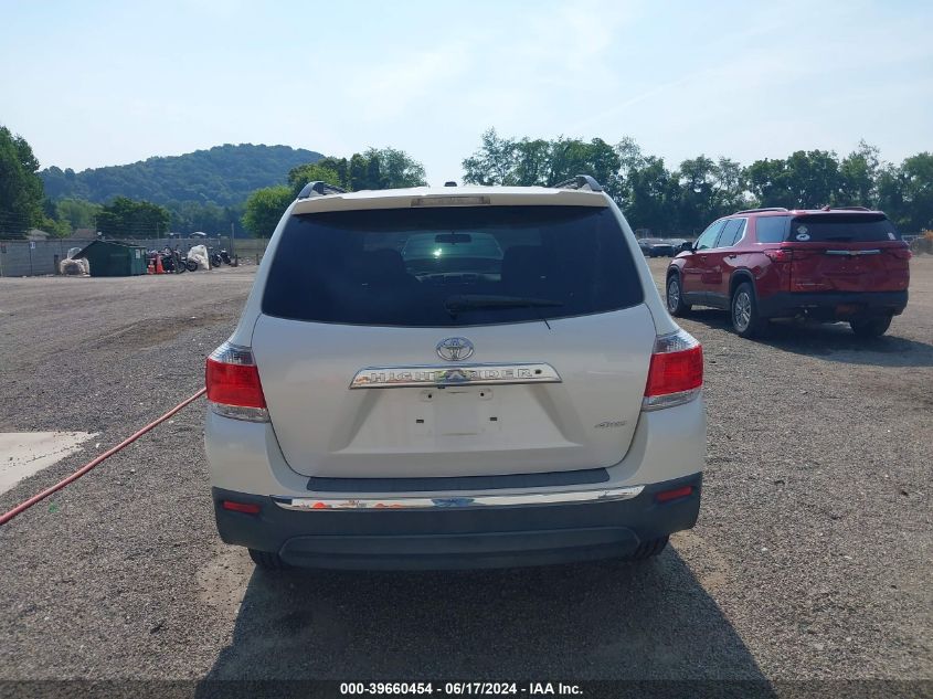 2012 Toyota Highlander Base V6 VIN: 5TDBK3EH5CS157429 Lot: 39660454