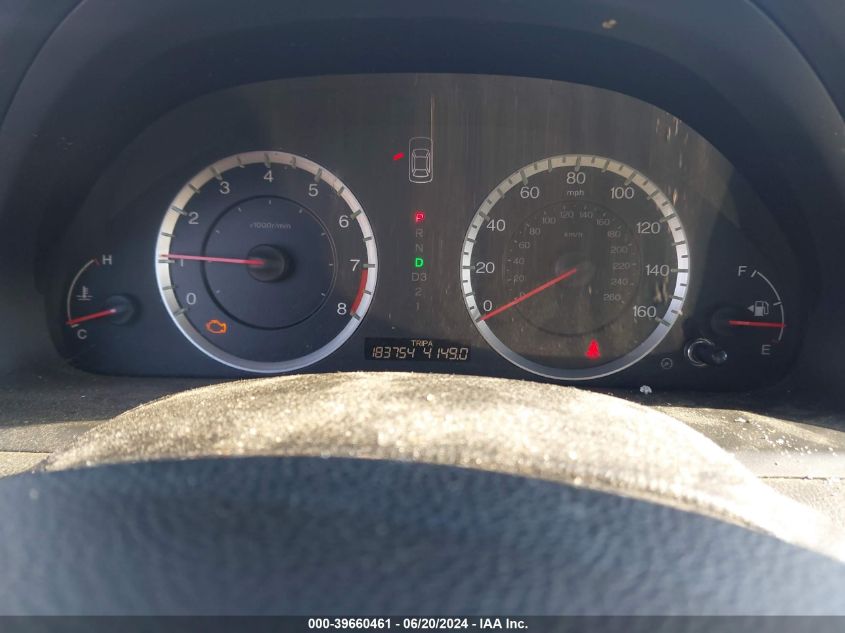 2010 Honda Accord 2.4 Ex-L VIN: 1HGCP2F84AA135755 Lot: 39660461