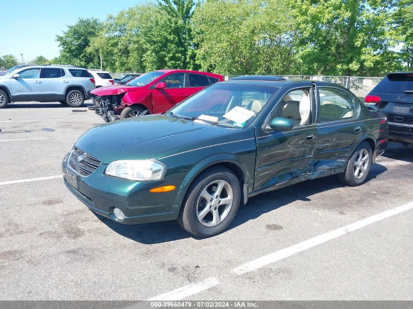 2000 Nissan Maxima Gle/Gxe/Se VIN: JN1CA31AXYT209116 Lot: 39660479