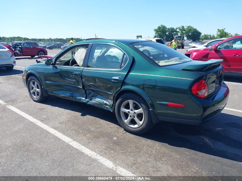 2000 Nissan Maxima Gle/Gxe/Se VIN: JN1CA31AXYT209116 Lot: 39660479