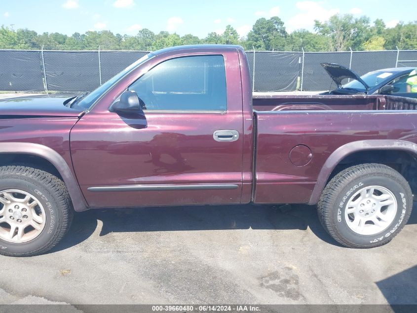 2004 Dodge Dakota VIN: 1D7FL16K34S602794 Lot: 39660480