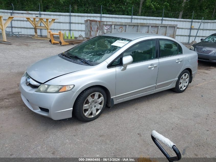 2010 Honda Civic Lx VIN: 2HGFA1F54AH324549 Lot: 39660485