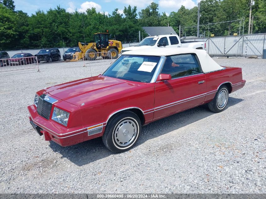 1982 Chrysler Lebaron Medallion VIN: 1C3BC55D1CG161420 Lot: 39660495