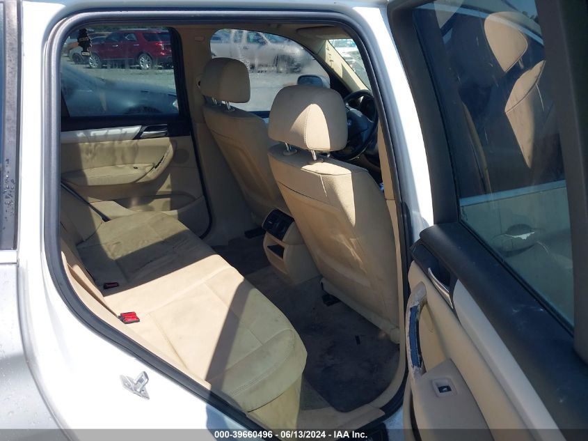 2011 BMW X3 xDrive28I VIN: 5UXWX5C51BL702371 Lot: 39660496