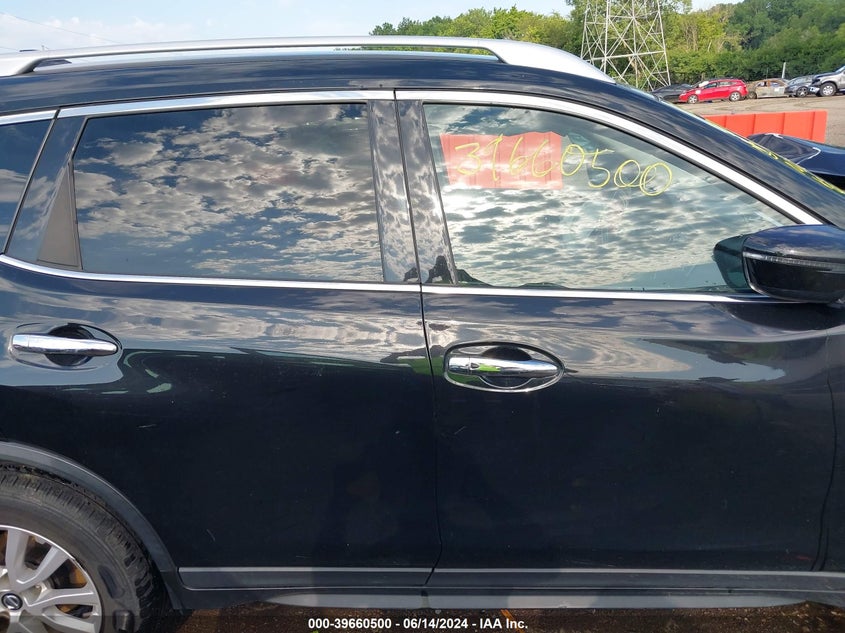 2017 Nissan Rogue Sv VIN: KNMAT2MV4HP619202 Lot: 39660500