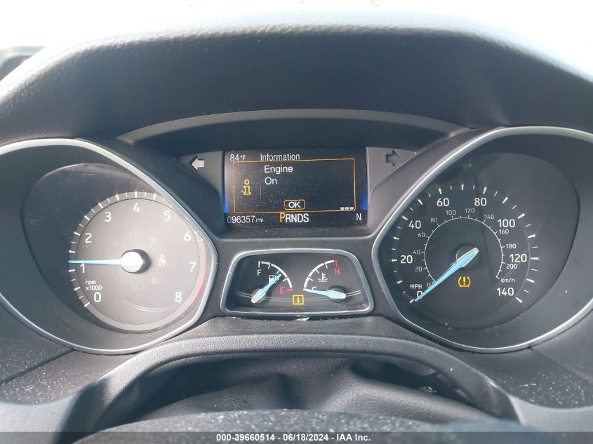 2017 Ford Focus Titanium VIN: 1FADP3N24HL215471 Lot: 39660514