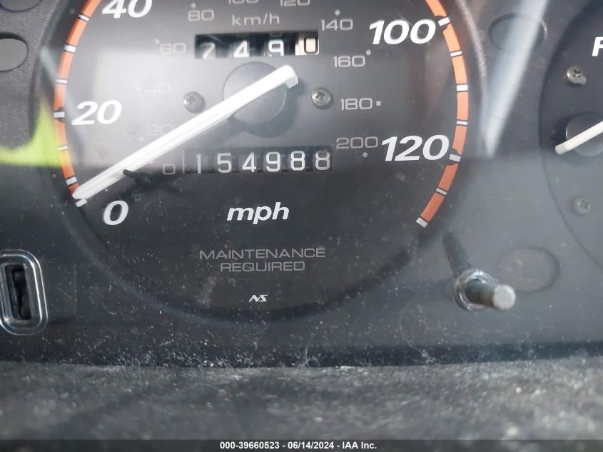 1999 Honda Cr-V Ex VIN: JHLRD1863XC064409 Lot: 39660523