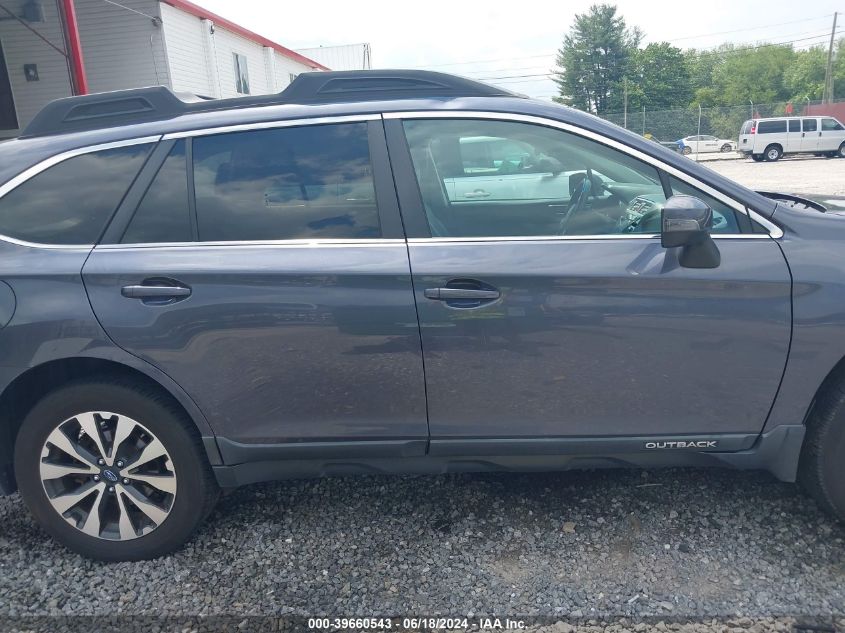 2015 Subaru Outback 2.5I Limited VIN: 4S4BSBLC2F3273013 Lot: 39660543