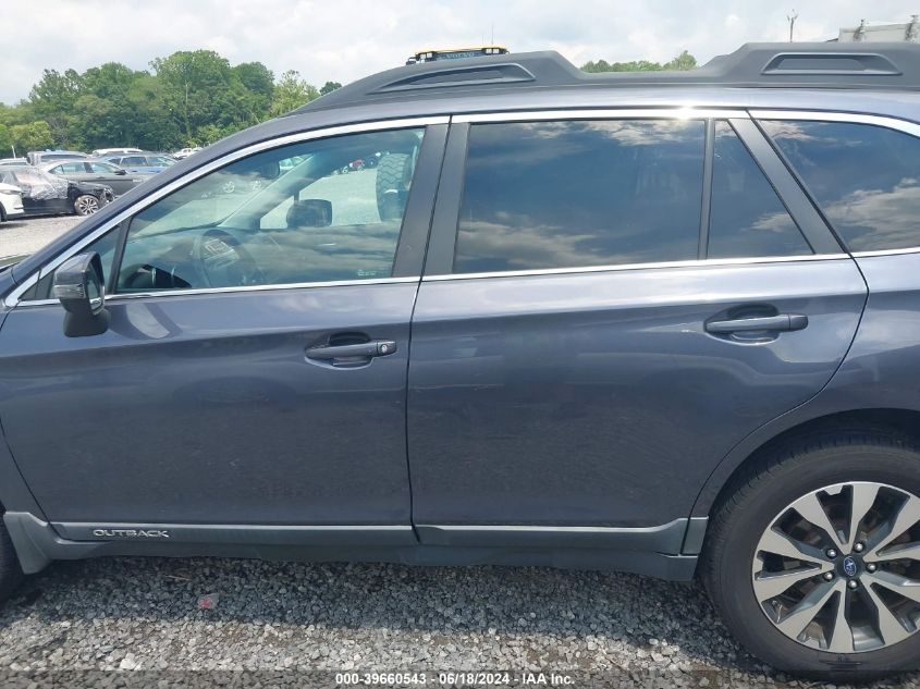 2015 Subaru Outback 2.5I Limited VIN: 4S4BSBLC2F3273013 Lot: 39660543