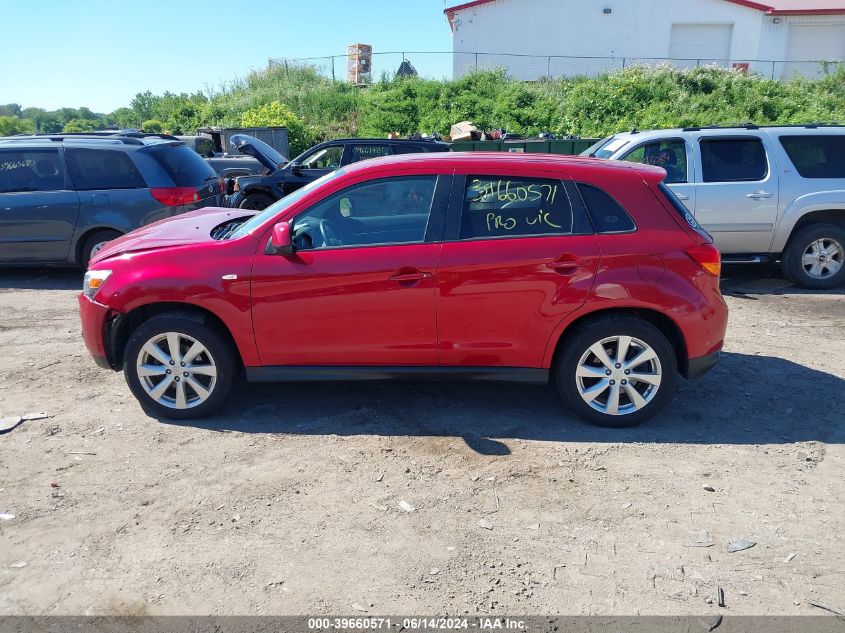 2014 Mitsubishi Outlander Sport Es VIN: 4A4AR3AU4EE025077 Lot: 39660571