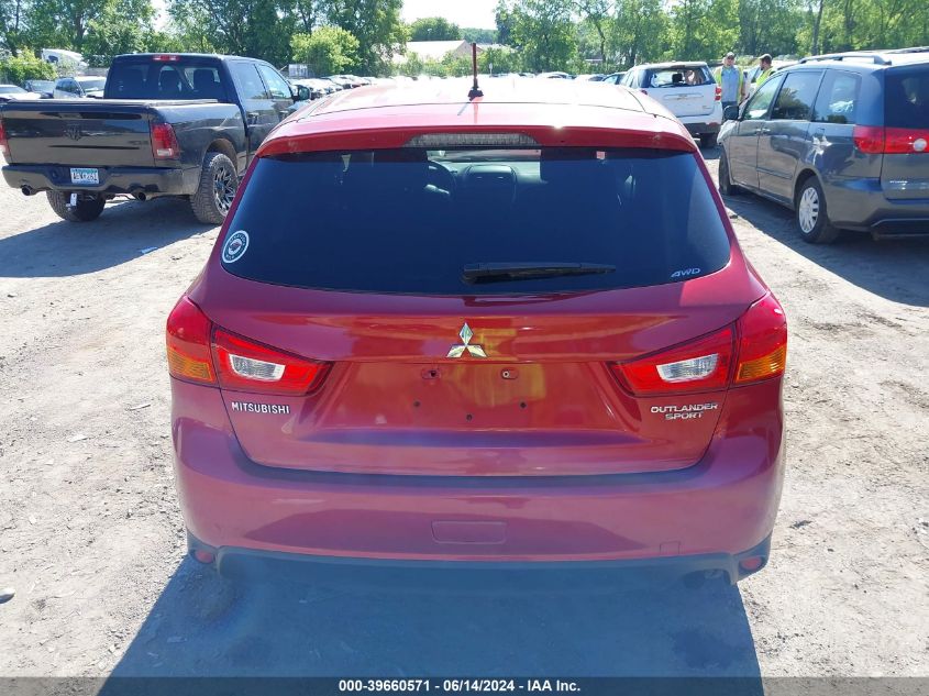 2014 Mitsubishi Outlander Sport Es VIN: 4A4AR3AU4EE025077 Lot: 39660571