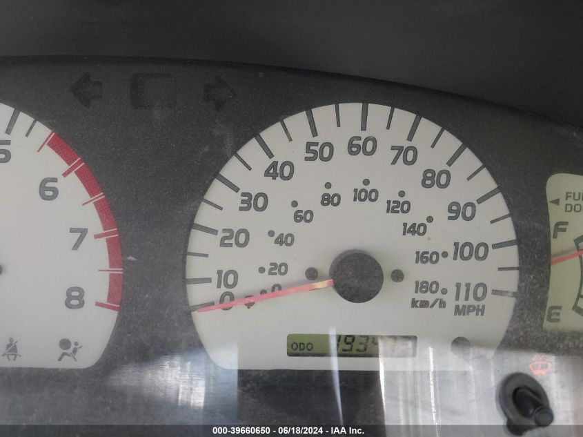 2003 Toyota Tacoma Base V6 VIN: 5TEHN72N73Z257084 Lot: 39660650