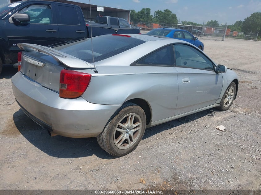 2000 Toyota Celica Gt VIN: JTDDR32T4Y0046037 Lot: 39660659