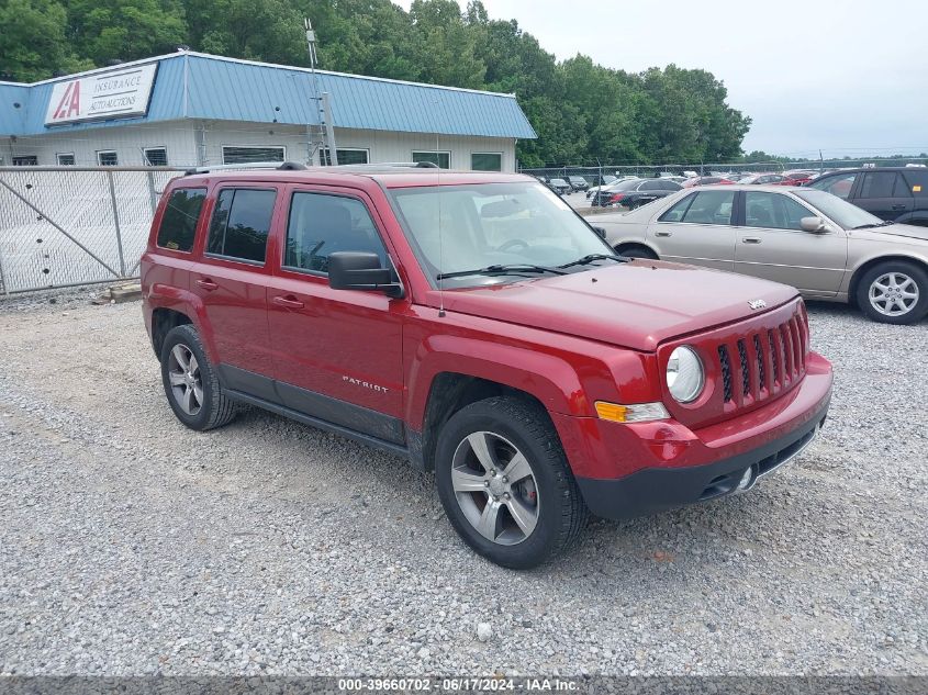 2017 Jeep Patriot High Altitude 4X4 VIN: 1C4NJRFB3HD196603 Lot: 39660702