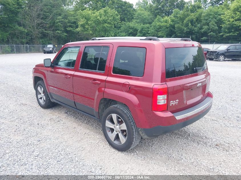 2017 Jeep Patriot High Altitude 4X4 VIN: 1C4NJRFB3HD196603 Lot: 39660702