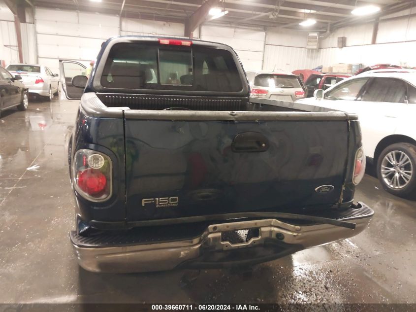 2002 Ford F-150 Lariat/Xlt VIN: 1FTRW07L12KA87615 Lot: 39660711