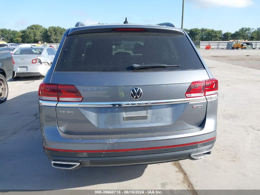 2021 Volkswagen Atlas 3.6L V6 Se W/Technology VIN: 1V2HR2CA2MC582873 Lot: 39660718