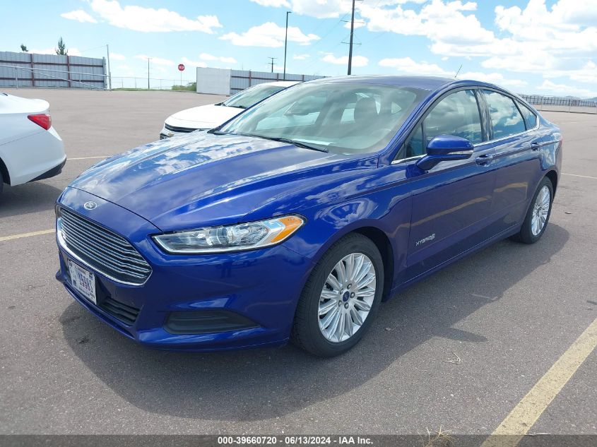 2016 Ford Fusion Hybrid Se VIN: 3FA6P0LU8GR369693 Lot: 39660720