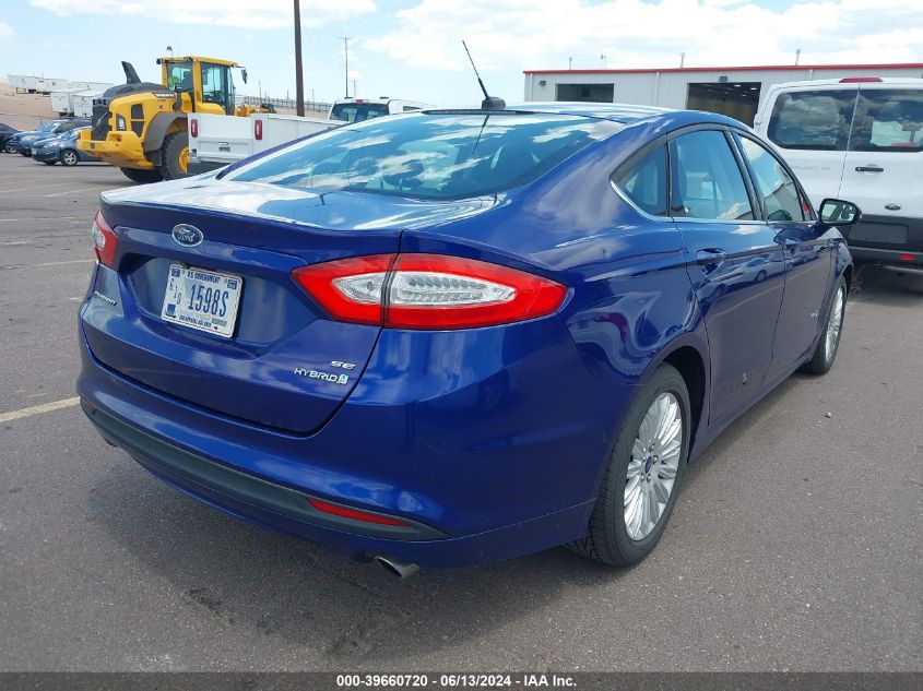 2016 Ford Fusion Hybrid Se VIN: 3FA6P0LU8GR369693 Lot: 39660720