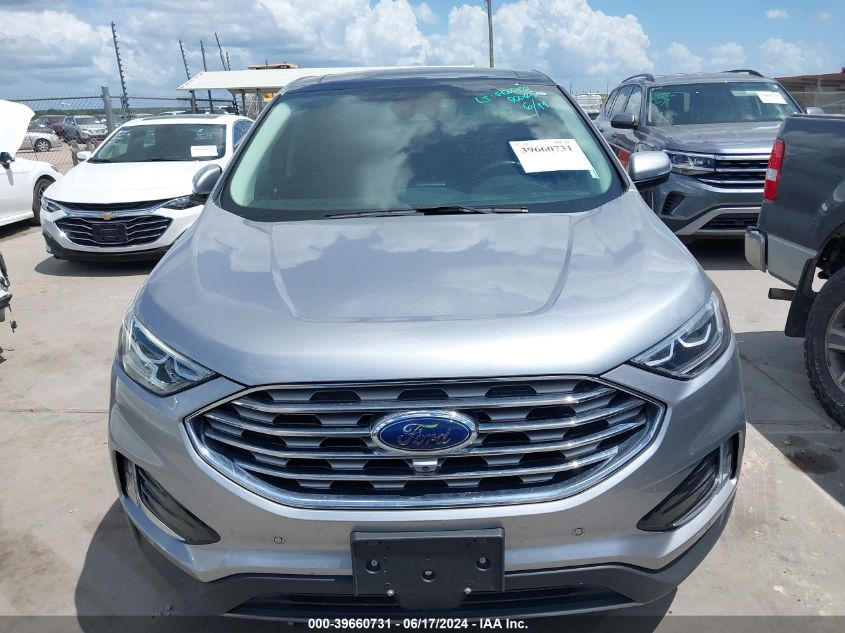 2021 Ford Edge Titanium VIN: 2FMPK4K97MBA46968 Lot: 39660731
