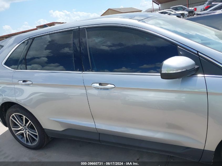 2021 Ford Edge Titanium VIN: 2FMPK4K97MBA46968 Lot: 39660731