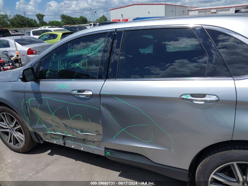 2021 Ford Edge Titanium VIN: 2FMPK4K97MBA46968 Lot: 39660731